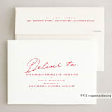 "Rejoice in hope" - Holiday Cards in Ruby by Annie Clark - FREE Recipient Addressing