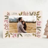 "Verdancy" - Holiday Cards in Plum by Kimberly Morgan - Front