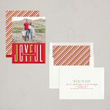 "Festive Type" - Holiday Cards in Candied Apple by Olivia Raufman - Assembled