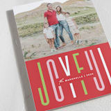 "Festive Type" - Holiday Cards in Candied Apple by Olivia Raufman - Detail