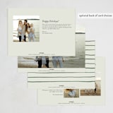 "Winter Greenery" - Holiday Cards in Sage by Amy Payne - Back of Card Options