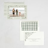 "Winter Greenery" - Holiday Cards in Sage by Amy Payne - Assembled