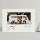 "Wishing You Joy" - Holiday Cards in Cream by Anne Ciotola - Front