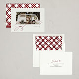 "Wishing You Joy" - Holiday Cards in Cream by Anne Ciotola - Assembled
