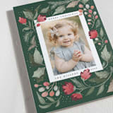 "Beautiful Border" - Holiday Cards in Spruce by Makewells - Detail