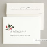 "Beautiful Border" - Holiday Cards in Spruce by Makewells - FREE Recipient Addressing