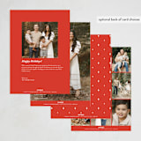 "Very merry xmas" - Holiday Cards in Ink by Ana de Sousa - Back of Card