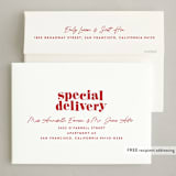 "Joyful Whimsy" - Holiday Cards in Candy Cane by Jessica Corliss - FREE Recipient Addressing