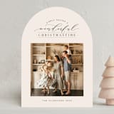 "Christmastime" - Holiday Cards in Eggnog by Design Lotus - Front