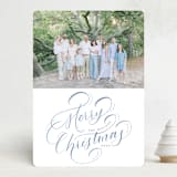 "Wonder Winterland" - Holiday Cards in Twilight by Up Up Creative - Front