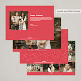 "Wrapped in Love" - Holiday Cards in Vanilla by Design Lotus - Back of Card Options