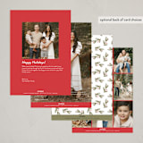 "Merry Mistletoe" - Holiday Cards in Holly by Meggy Masters - Back of Card Options