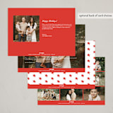 "Scratch" - Holiday Cards in Santa Hat by Up Up Creative - Back of Card Options