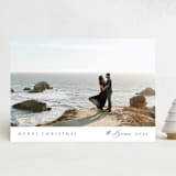 "Minimal Edge" - Holiday Cards in Cloud by Nicole Walsh - Front