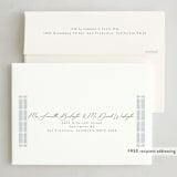"Minimal Edge" - Holiday Cards in Cloud by Nicole Walsh - FREE Recipient Addressing