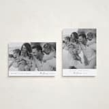 "Minimal Edge" - Holiday Cards in Cloud by Nicole Walsh - Photo Orientation Options