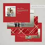 "abounding joy" - Holiday Cards in Candied Apple by Melanie Kosuge - Back of Card Options