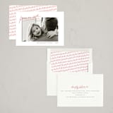"Peaceful Handlettering" - Holiday Cards in Sleigh by Up Up Creative - Assembled