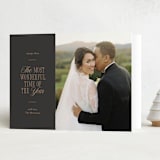 "Most Wonderful Time" - Holiday Cards in Night by Jula Paper Co. - Folded Card