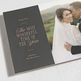 "Most Wonderful Time" - Holiday Cards in Night by Jula Paper Co. - Detail