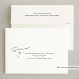 "From us" - Holiday Cards in Evergreen by Kacey Kendrick Wagner - FREE Recipient Addressing