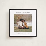 "square" - Holiday Cards in Charcoal by JoAnn Jinks - Front