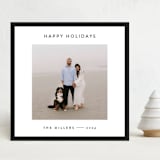 "square" - Holiday Cards in Charcoal by JoAnn Jinks - Front