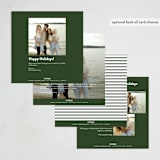 "square" - Holiday Cards in Spruce by JoAnn Jinks - Back of Card Options