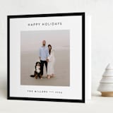 "square" - Holiday Cards in Charcoal by JoAnn Jinks - Folded Card