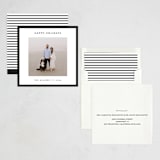 "square" - Holiday Cards in Charcoal by JoAnn Jinks - Assembled