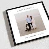 "square" - Holiday Cards in Charcoal by JoAnn Jinks - Detail