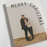 "Curve" - Holiday Cards in Eggnog by Brianne Larsen - Detail