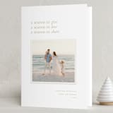 "The Season" - Holiday Cards in Cream by Ellen Schlegelmilch - Folded Card