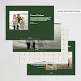 "Oh Christmas Tree" - Holiday Cards in Evergreen by Ani Somi - Back of Card Options