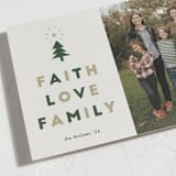 "Oh Christmas Tree" - Holiday Cards in Evergreen by Ani Somi - Detail
