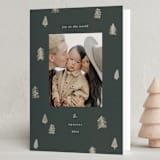 "Christmas Tree Forest" - Holiday Cards in Pine by Cindy Reynolds - Folded Card