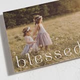 "Beautifully Blessed" - Holiday Cards in Snow by Ashley Iwafuchi - Detail