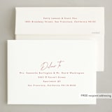 "Modern Peace" - Holiday Cards in Candy Cane by Hudson meet Rose - FREE Recipient Addressing
