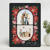 "rejoiceful" - Holiday Cards in Cranberry by Jen Owens - Front
