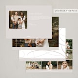 "Blessed with Love & Joy" - Holiday Cards in Snowfall by Melanie Kosuge - Back of Card