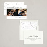 "Blessed with Love & Joy" - Holiday Cards in Snowfall by Melanie Kosuge - Assembled