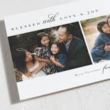 "Blessed with Love & Joy" - Holiday Cards in Snowfall by Melanie Kosuge - Detail