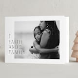 "Faithful" - Holiday Cards in Cotton by letterfix - Folded Card