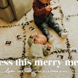 "merry mess" - Holiday Cards in Snow by Sarah Curry - Detail