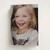 "Joyful Expression" - Holiday Cards in Snow by Leia Matt - Folded Card