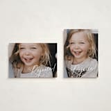 "Joyful Expression" - Holiday Cards in Snow by Leia Matt - Photo Orientation Options