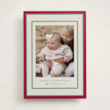 "Polka Dot Frame" - Holiday Cards in Stocking by Robert and Stella - Front