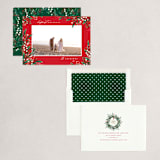 "Enchant" - Holiday Cards in Candy Apple by Jennifer Postorino - Assembled