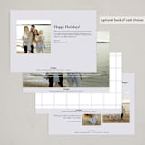 "Family Signature" - Holiday Cards in Snow by Paper Raven Co. - Back of Card Options