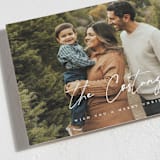 "Family Signature" - Holiday Cards in Snow by Paper Raven Co. - Detail